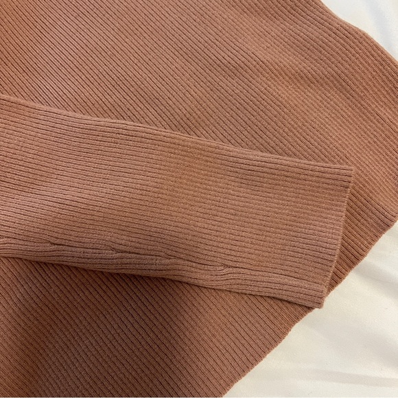 Wilfred off the shoulder sweater in size small in dark blush - Picture 15 of 15